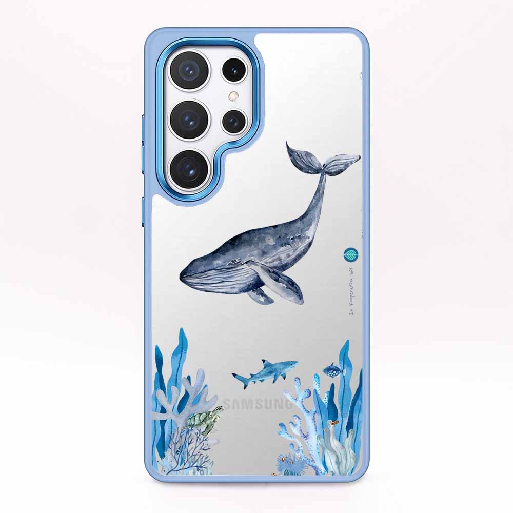 Samsung S25+ Hülle - Meer blau - "Ocean" - nachhaltig