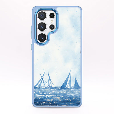 Samsung S24 Case - Sailing Blue - "BlueHorizon" - Sustainable