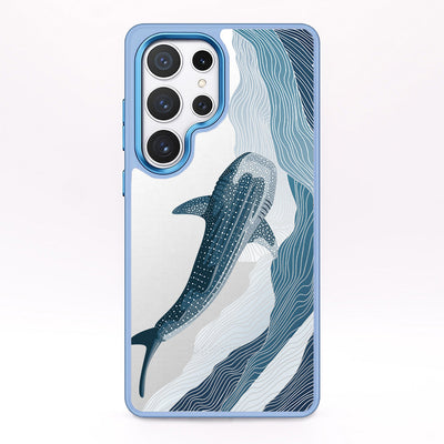Samsung S25 Ultra Case - Whale Shark Blue - "DeepWater" - Sustainable