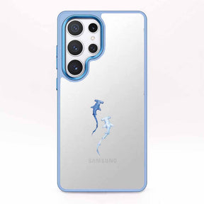 Samsung S25 Hülle - hai blau - "Hammerhead" - nachhaltig