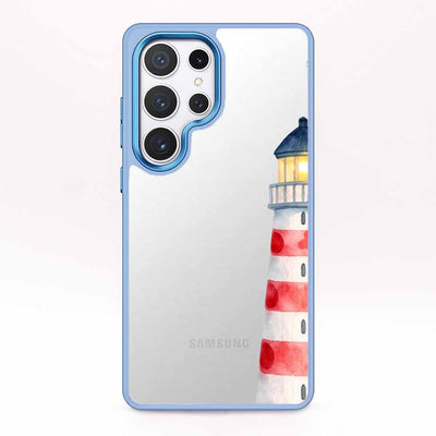 Samsung S25 Ultra Case - Lighthouse blue - "Lighthouse" - sustainable