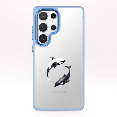 Samsung S24 Ultra Case - Orca blue - "OrcaFlow" - sustainable