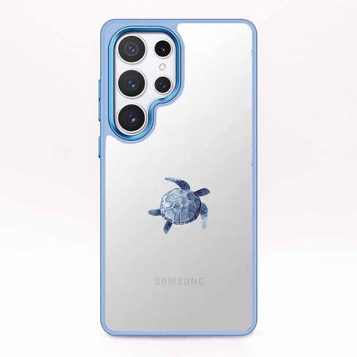 Samsung S25 Ultra Case - Turtle blue - "Shellie" - sustainable