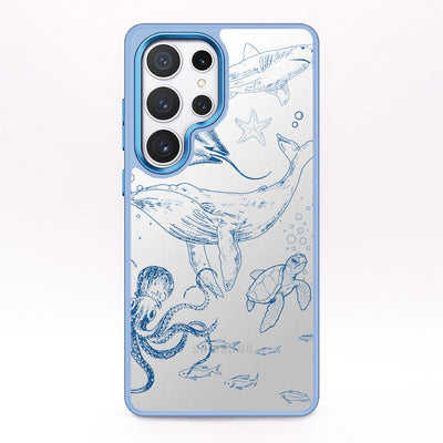 Samsung S24 Case - Whale Blue - "WhaleLife" sustainable