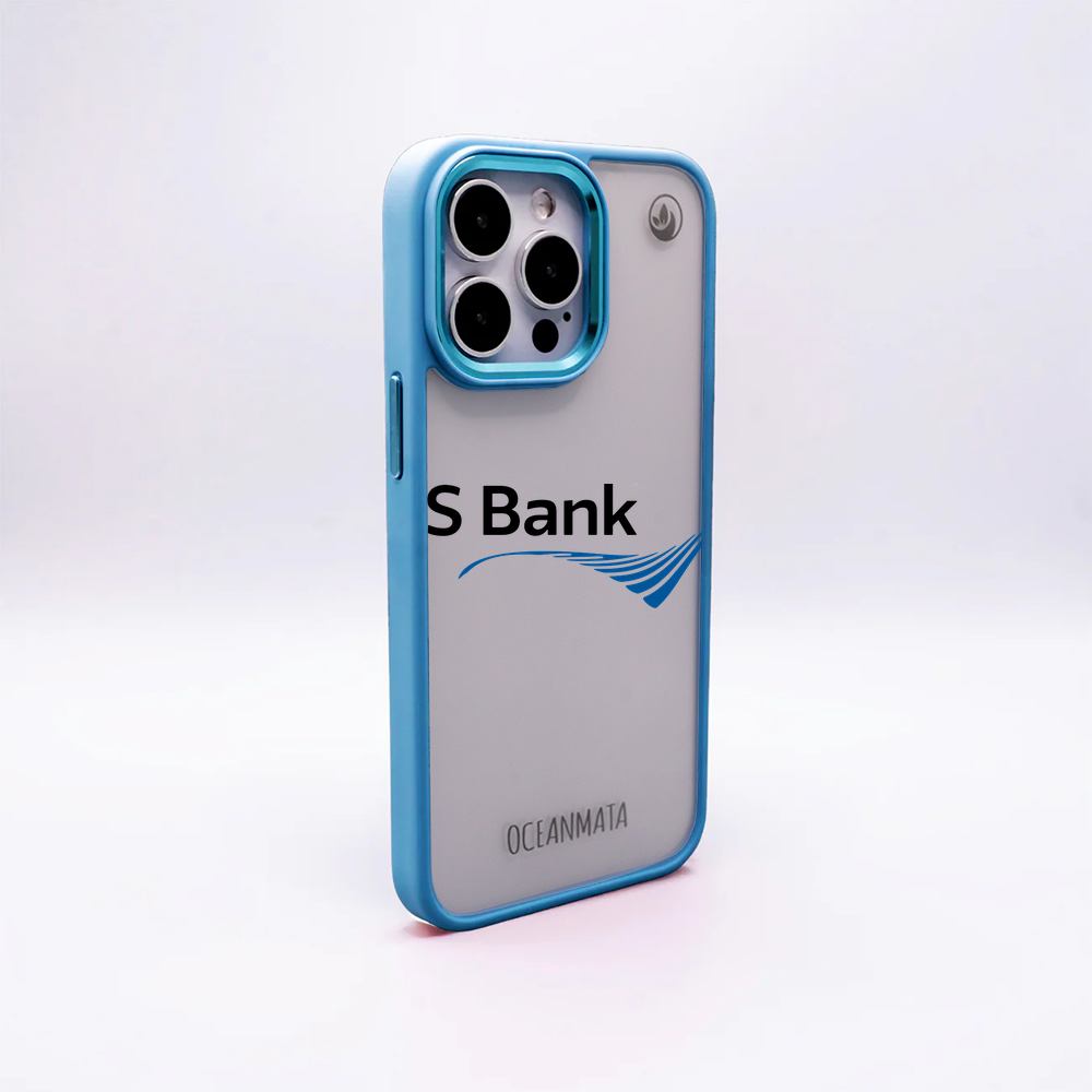 GLS Bank Hülle Clear Schrägansicht