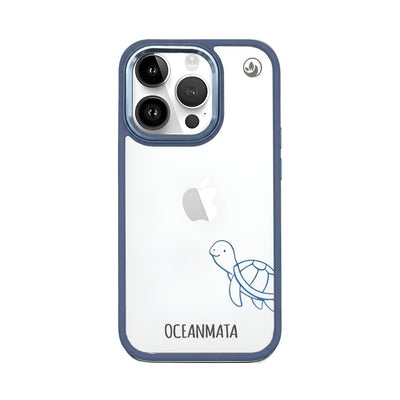 iPhone 14 pro max Hülle - Schildkröte blau - "Schildi" - nachhaltig