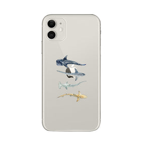 Biologisch abbaubare Handyhülle iPhone 11 Sharkproject — kompostierbar — Vorderseite