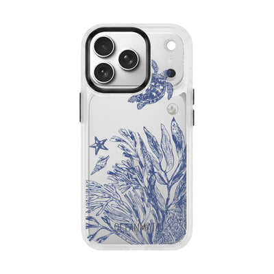 Samsung S26 Hülle - Schildkröten blau - "Silent Waves" - nachhaltig