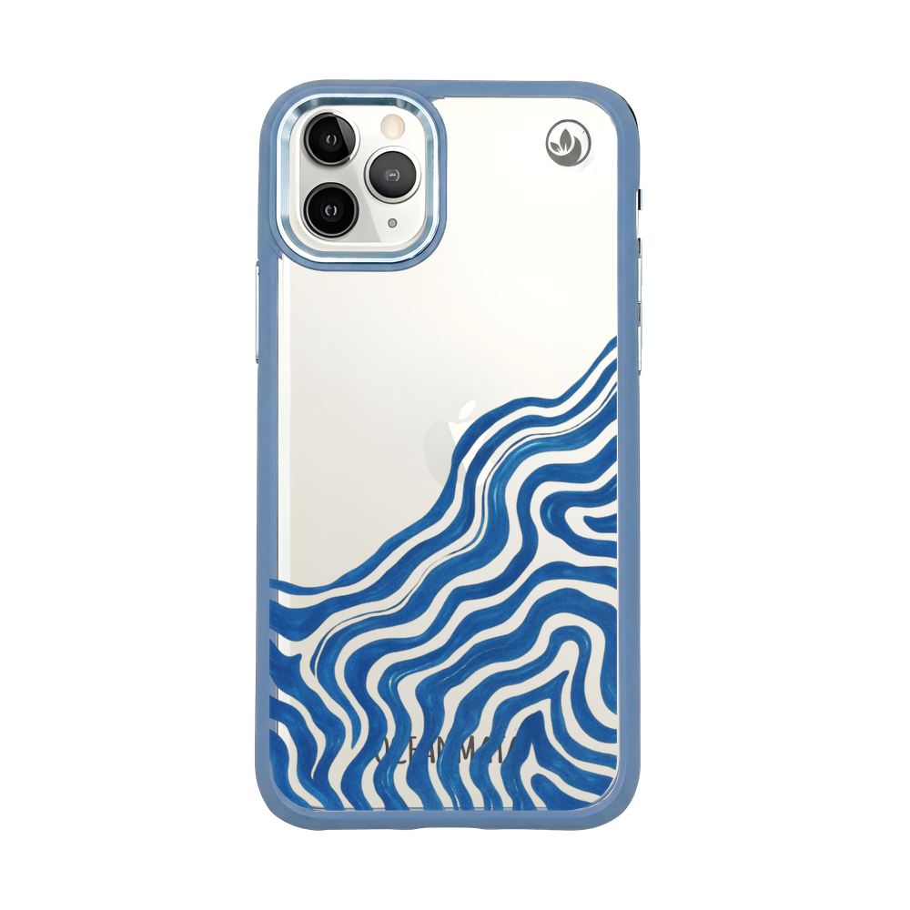 iPhone 11 pro hoesje - abstracte golf - "Summerwave" - ​​duurzaam