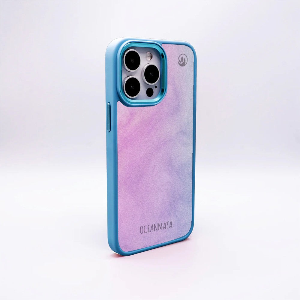 Nachhaltige Handyhülle iPhone 17 pro Sunrise aus Ocean Plastic — Rückseite