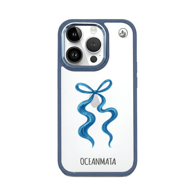 iPhone 14 Pro Max Case - Bow Blue - "tideknot" - Sustainable