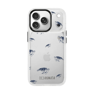 Samsung S26+ Hülle - Schildkröten blau - "Turtlino" - nachhaltig