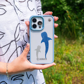 iPhone 14 Hülle - Walhai blau - "Walhai" - nachhaltig