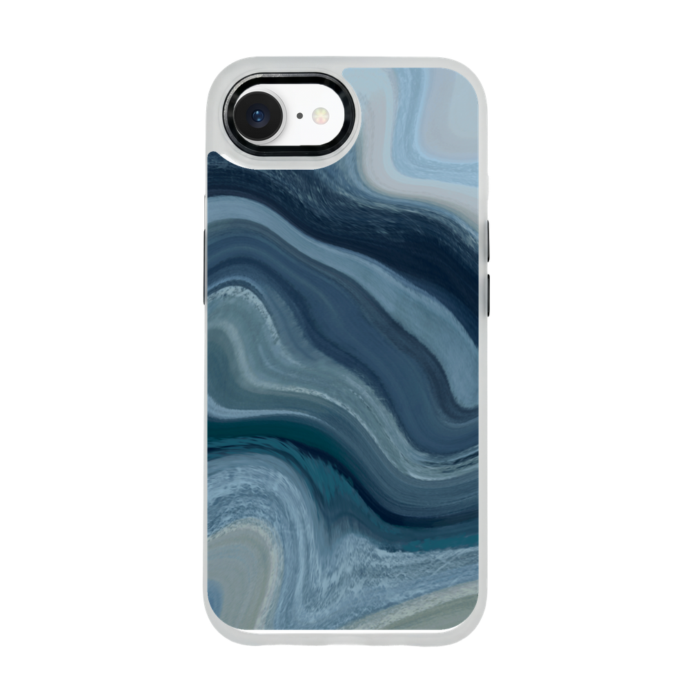 iPhone 16e hoesje - Abstracte golf - "Summerwave" - ​​​​Duurzaam