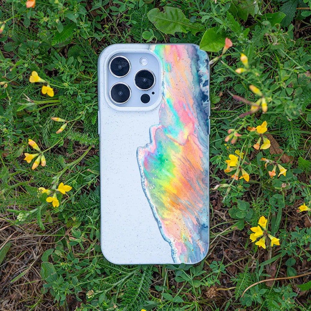 Biologisch abbaubare Handyhülle iPhone 13 mini Waveofpride — kompostierbar — Bonus