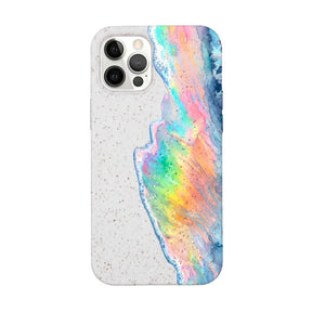 Biologisch abbaubare Handyhülle iPhone 12 pro / iPhone 12 Waveofpride — kompostierbar — Vorderseite