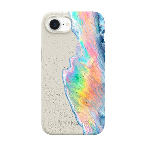 Biologisch abbaubare Handyhülle iPhone 16e Waveofpride — kompostierbar — Vorderseite