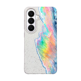 Biologisch abbaubare Handyhülle Samsung S26 Waveofpride — kompostierbar — Vorderseite